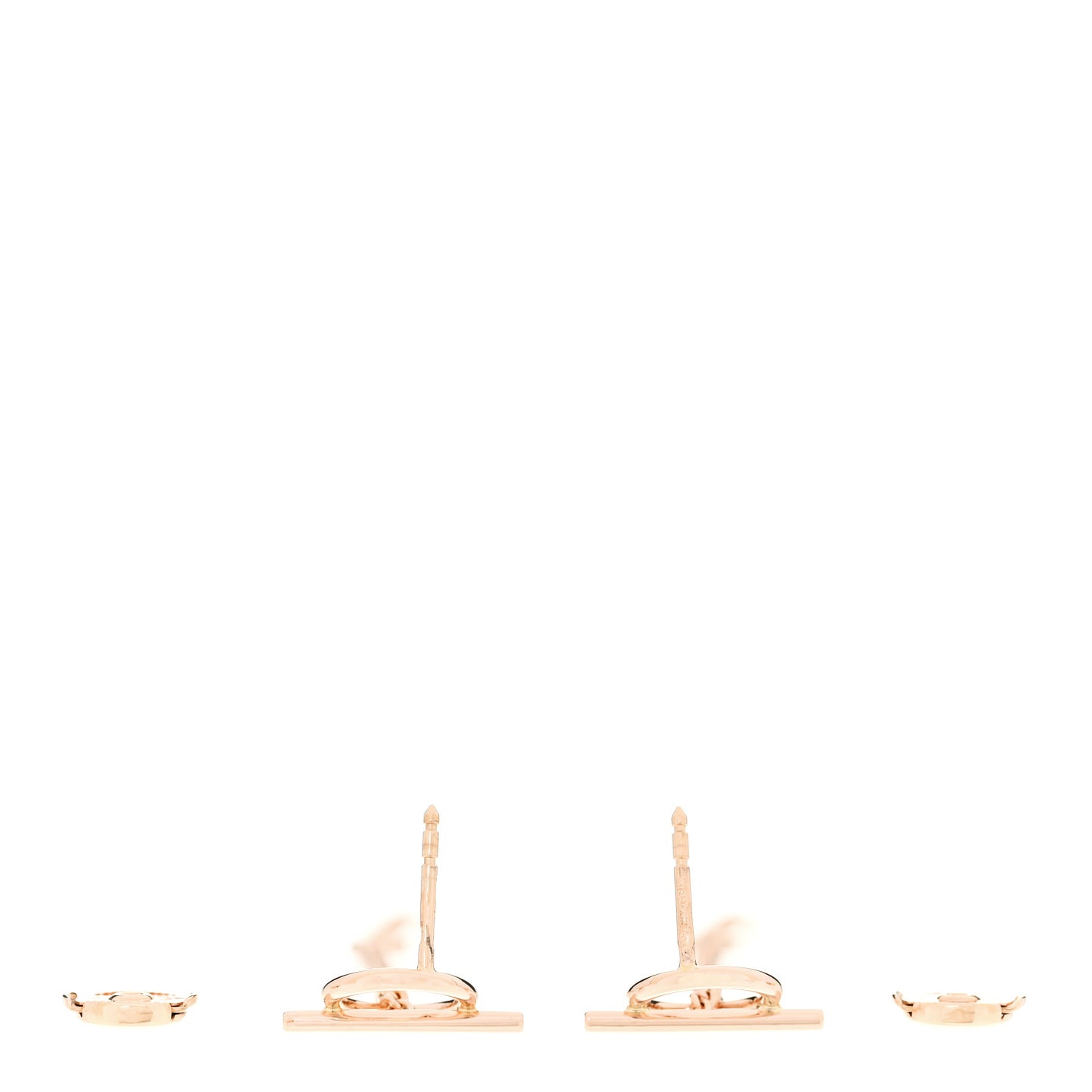 18K Rose Gold Echappee Earrings