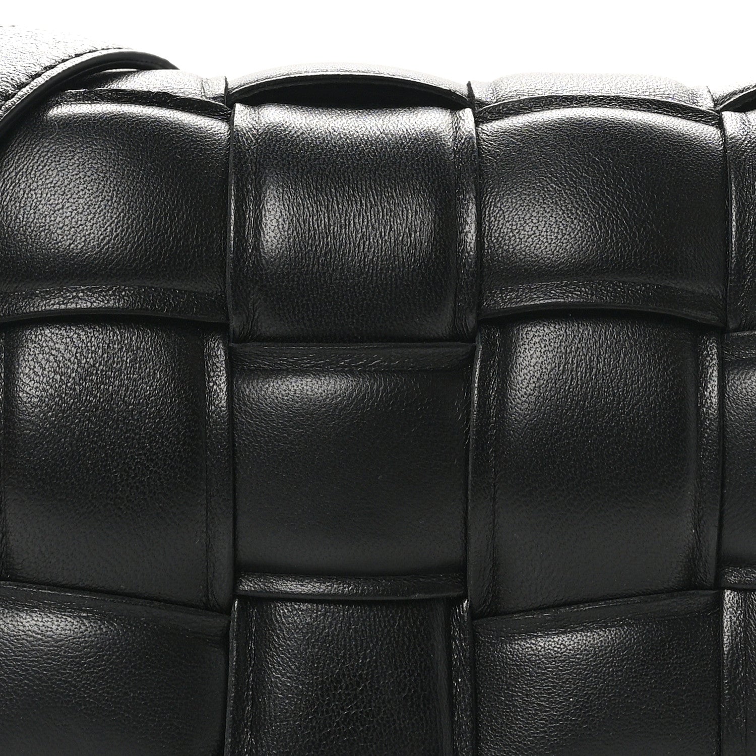 Bottega Veneta Nappa Maxi Intreccio Small Padded Cassette Crossbody Bag Black 7 of 9