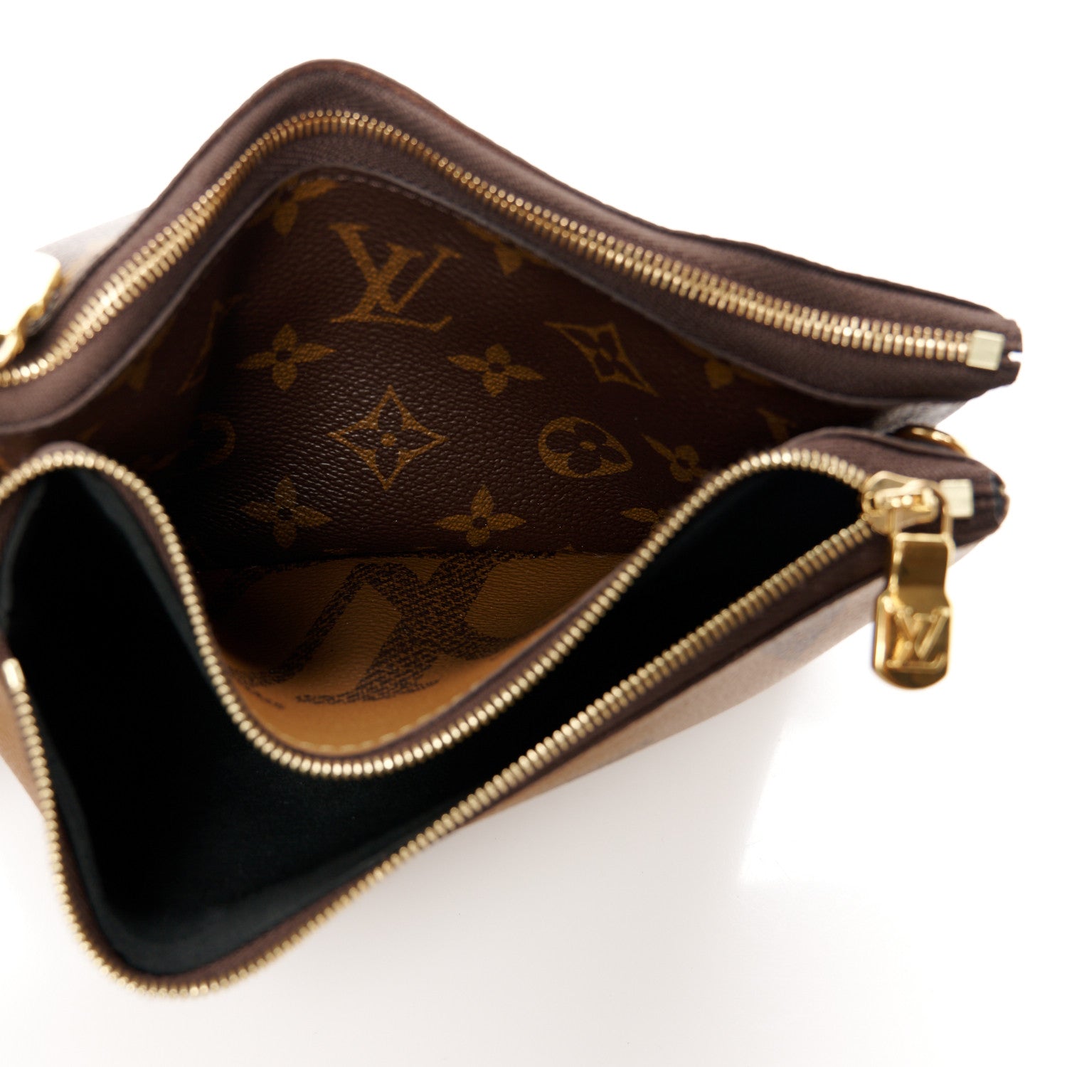 Louis Vuitton Reverse Monogram Giant Double Zip Pochette 7 of 11