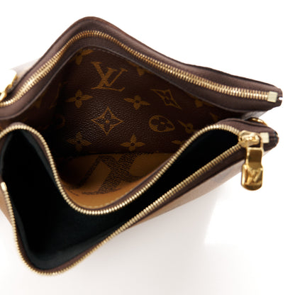 Louis Vuitton Reverse Monogram Giant Double Zip Pochette 7 of 11