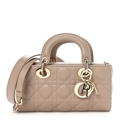 Christian Dior Lambskin Cannage Small Lady D-Joy Powder Beige 1 of 9