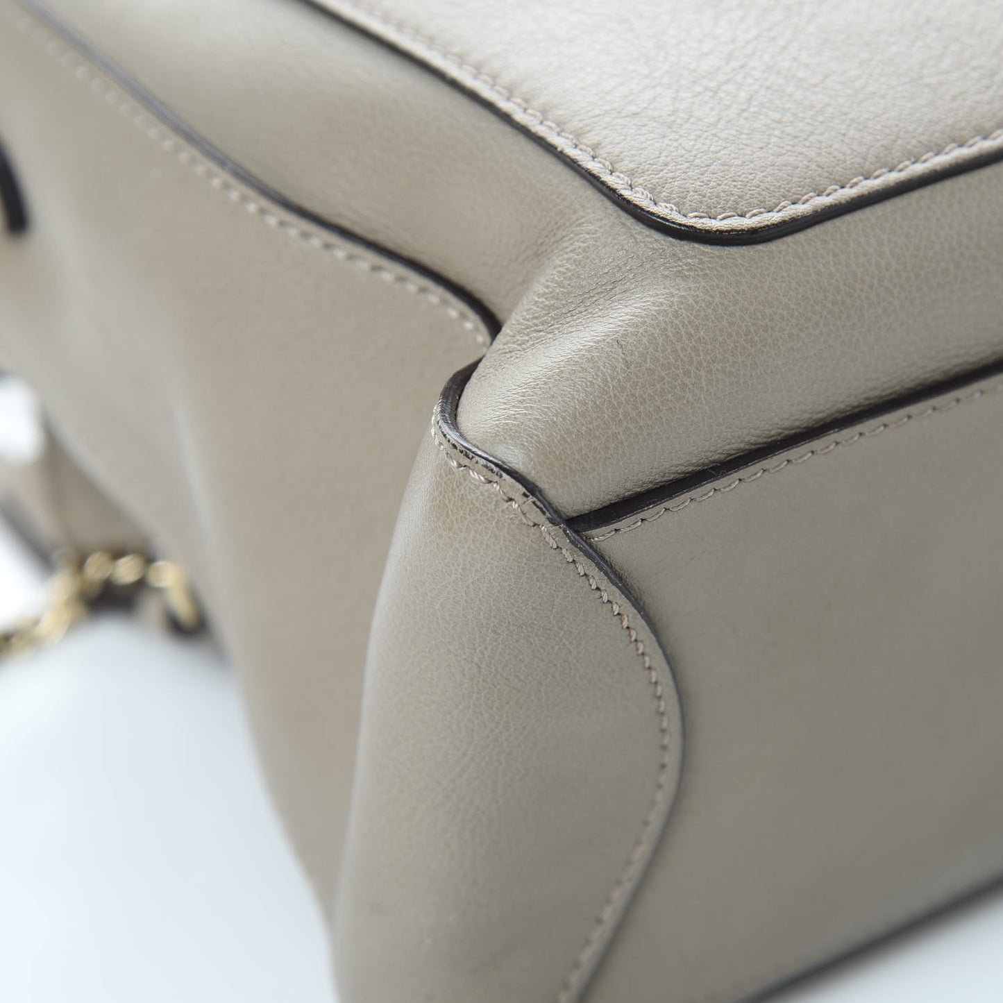 Calfskin Small Faye Day Shoulder Bag Motty Grey
