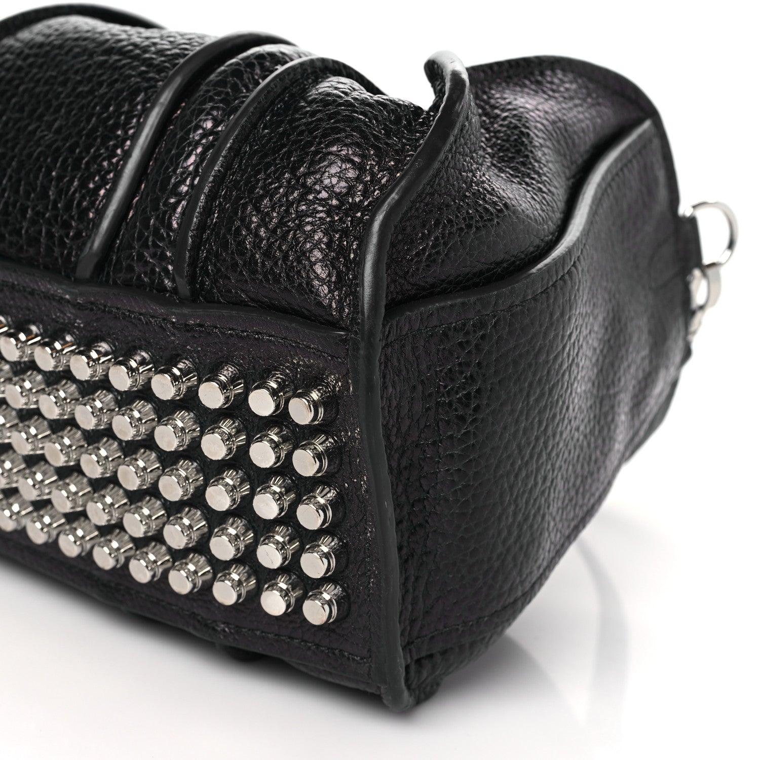 Alexander Wang Pebbled Lambskin Inside Out Rocco Black Nickel Hardware 8 of 10