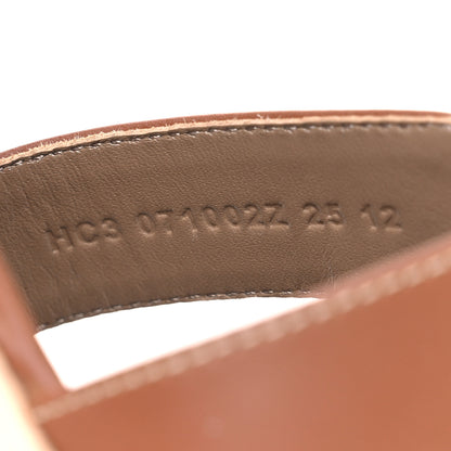 Hermes Calfskin Oasis Sandals 41 Gold 10 of 10