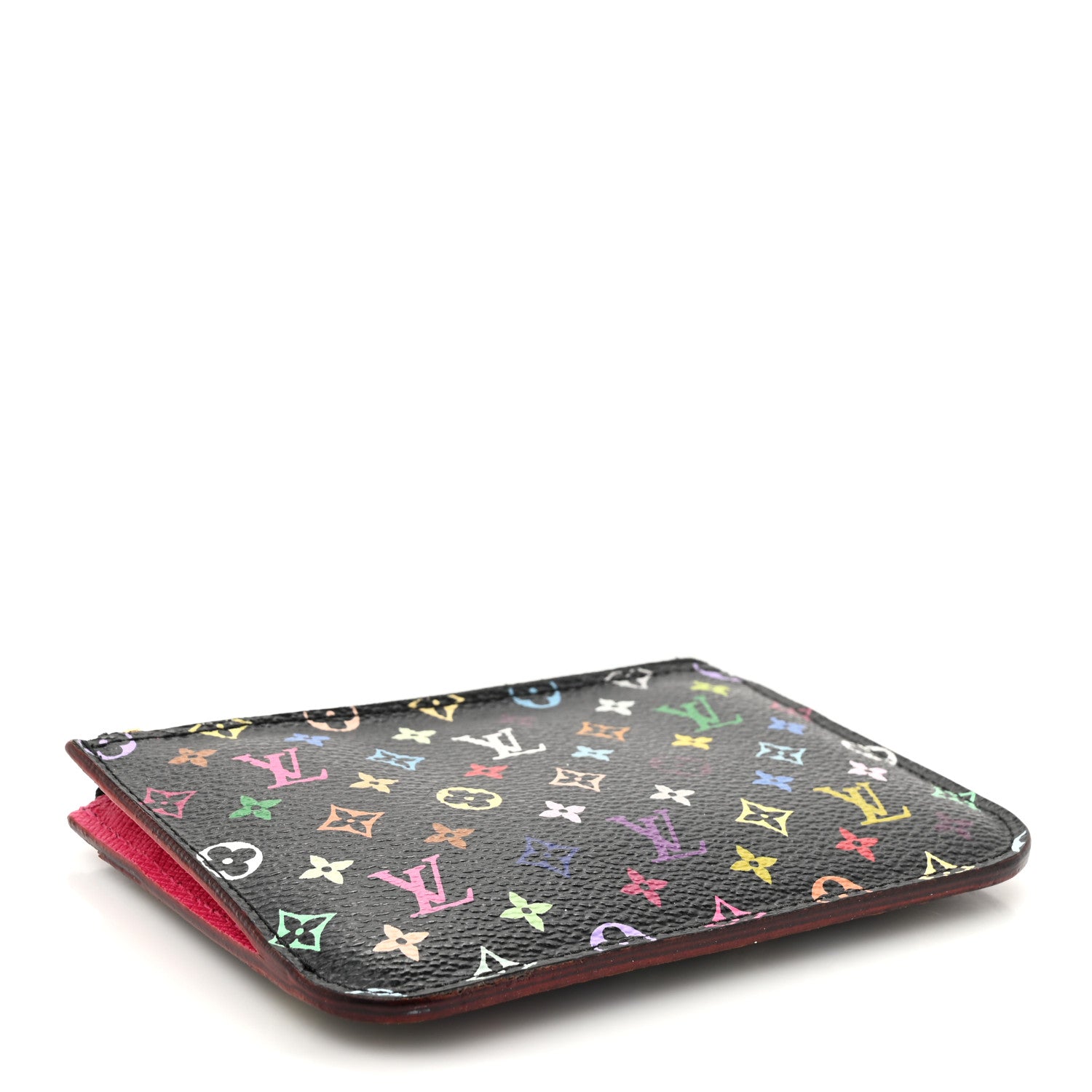 Louis Vuitton Monogram Multicolor Key Pouch Black Grenade 4 of 10