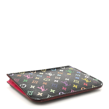 Louis Vuitton Monogram Multicolor Key Pouch Black Grenade 4 of 10