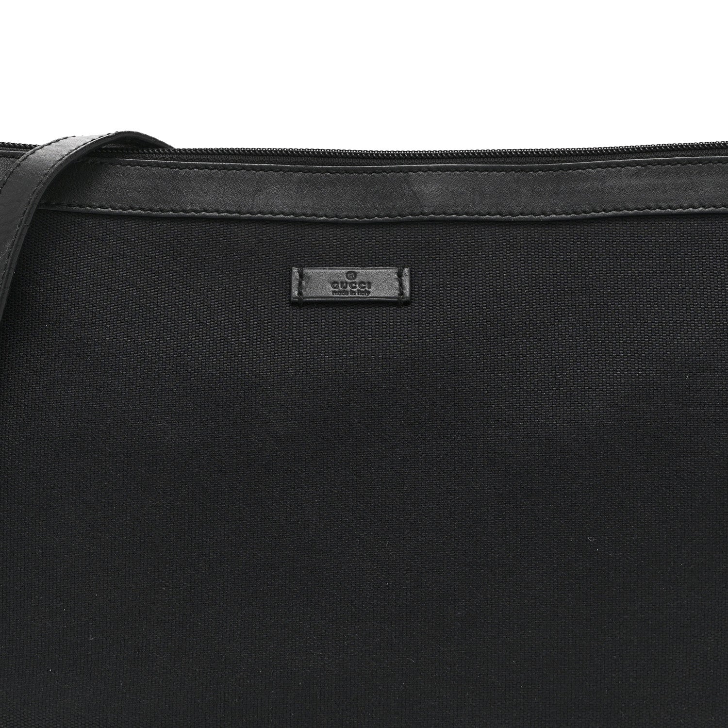 Gucci Canvas Large Half Moon Hobo Black 9 of 11