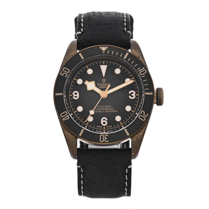 TUDOR Bronze Calfskin 43mm Black Bay Automatic Watch Slate 79250BA 1 of 5