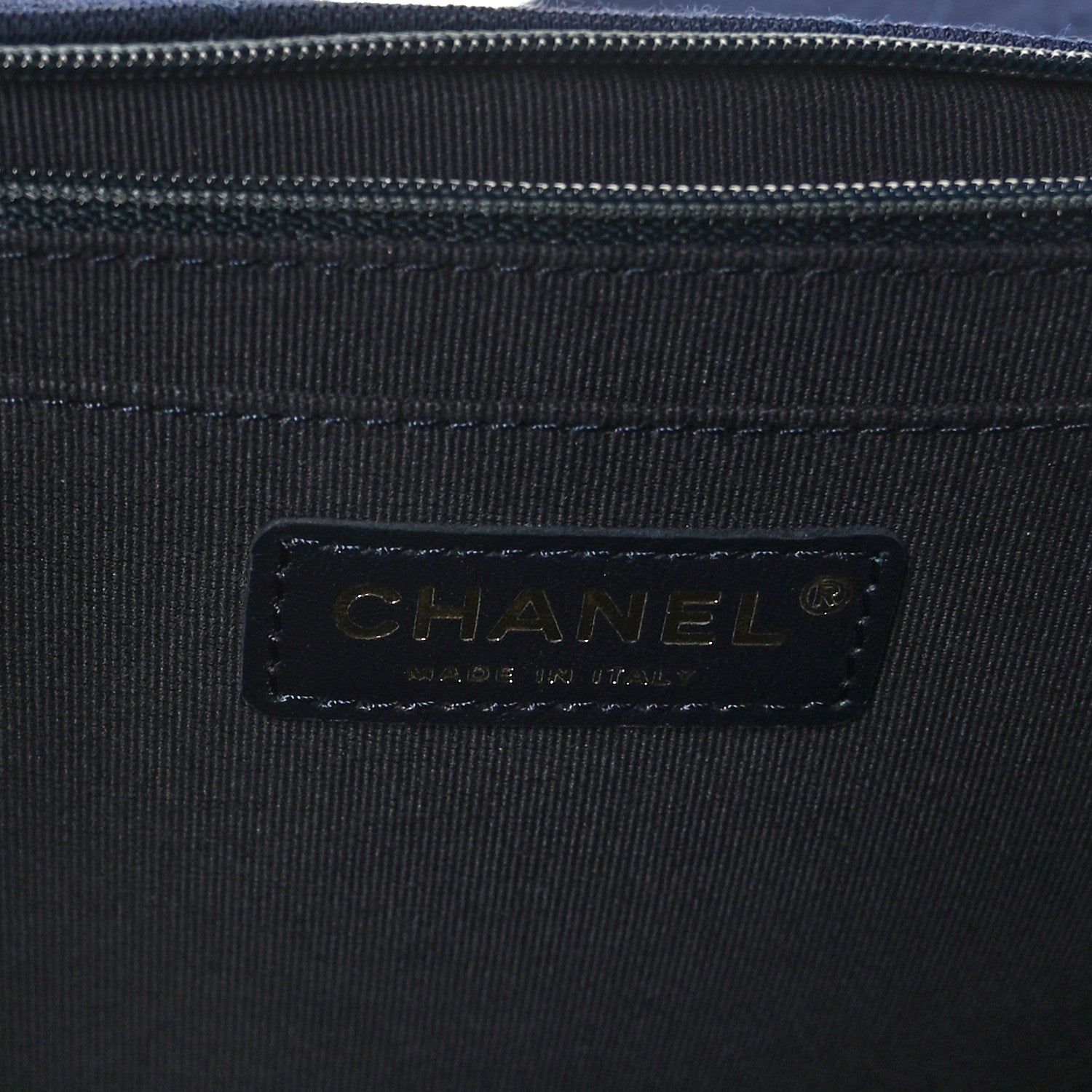 Chanel Jersey Quilted XL Jumbo Flap Navy 5 of 8