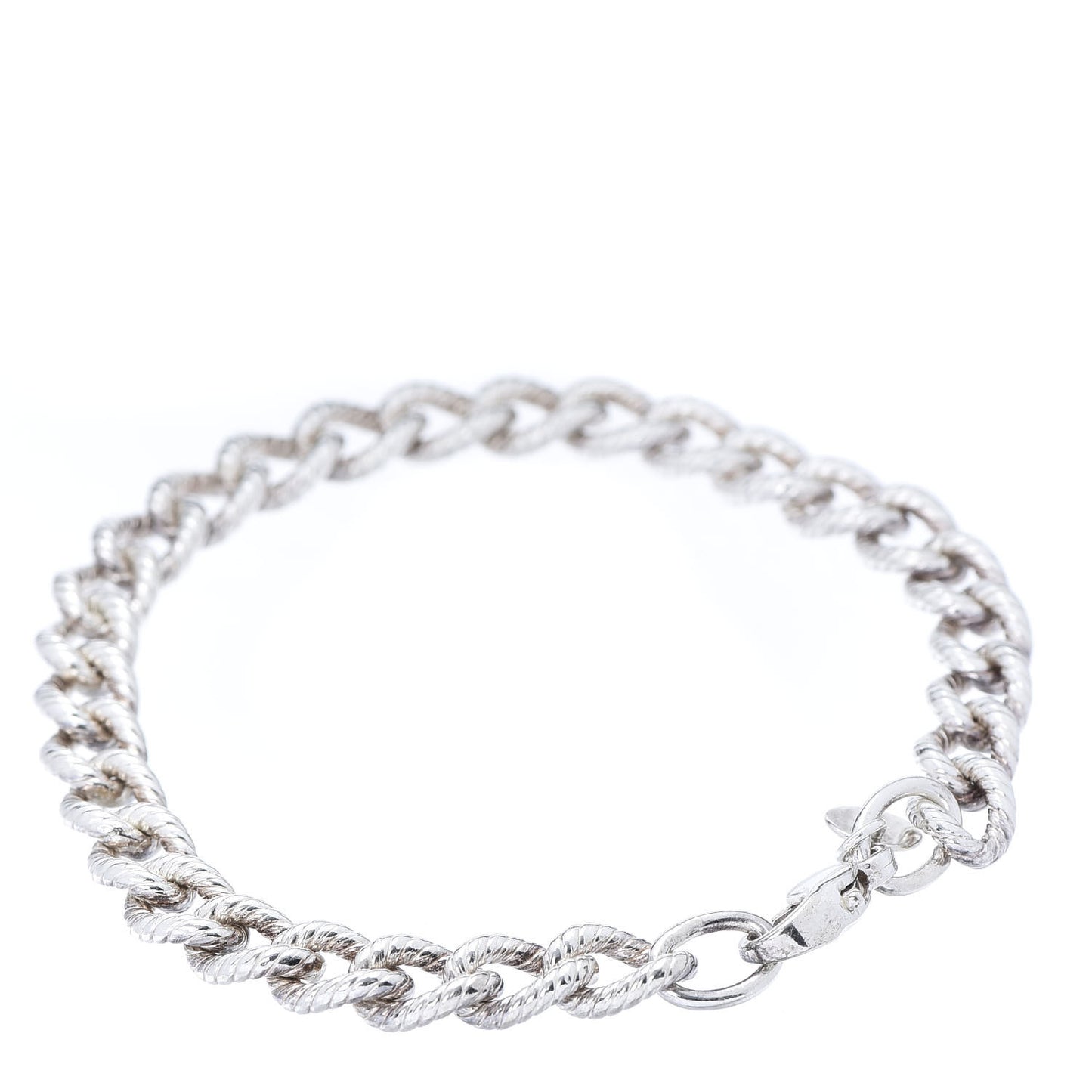 Sterling Silver Cable Link Bracelet