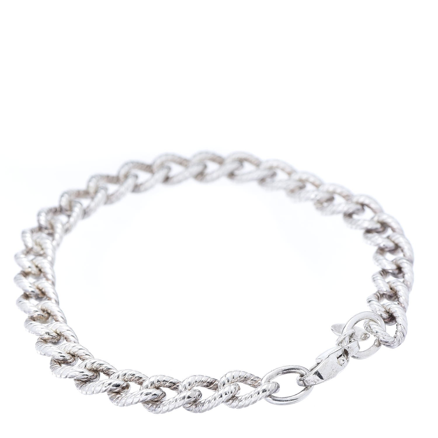 Tiffany Sterling Silver Cable Link Bracelet 3 of 5