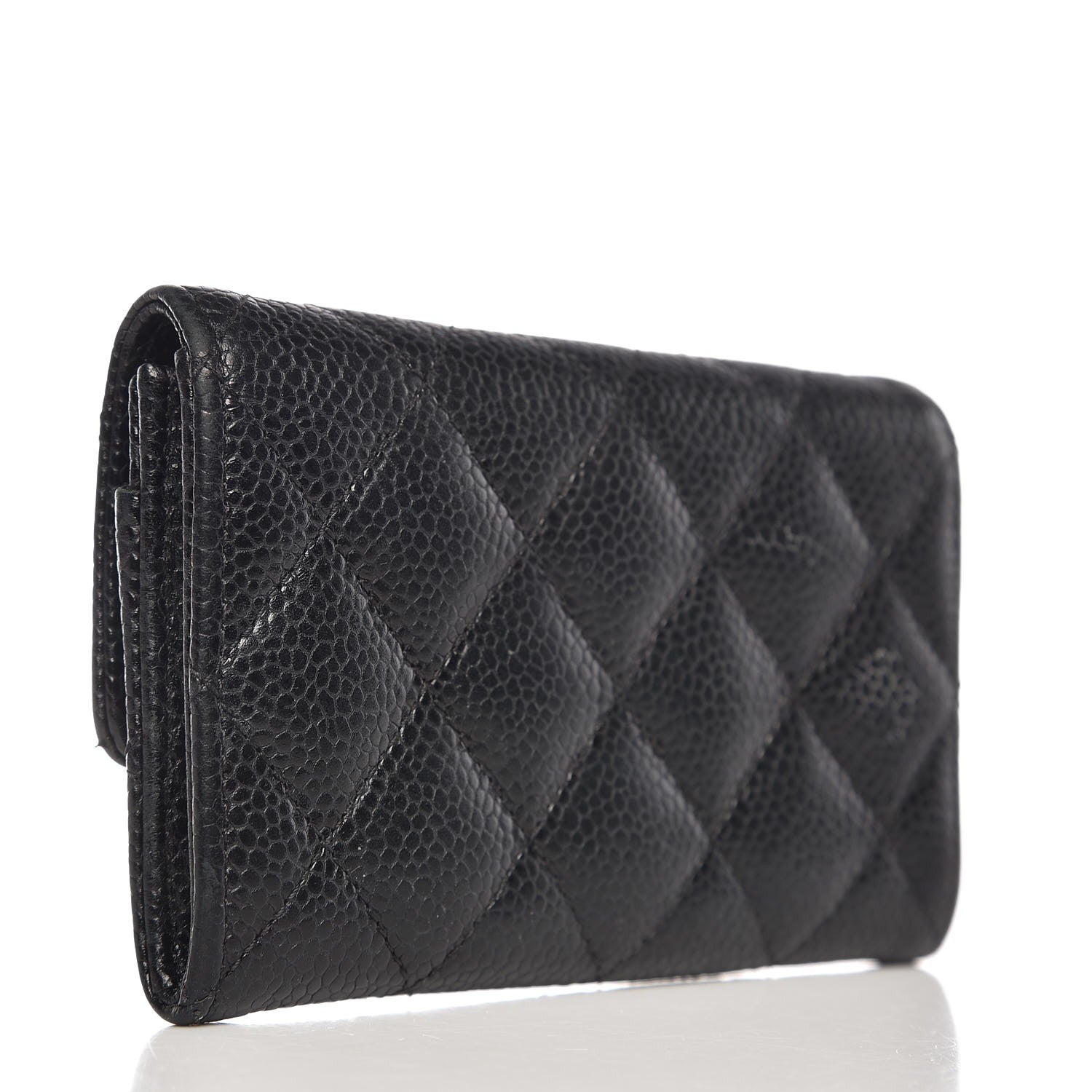 Chanel Caviar Quilted Flap Card Holder Black 3 of 11