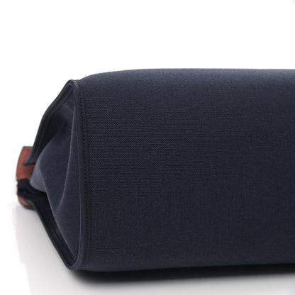Hermes Toile Vache Hunter Herbag Zip 39 MM Bleu Marine Rouge H 10 of 11