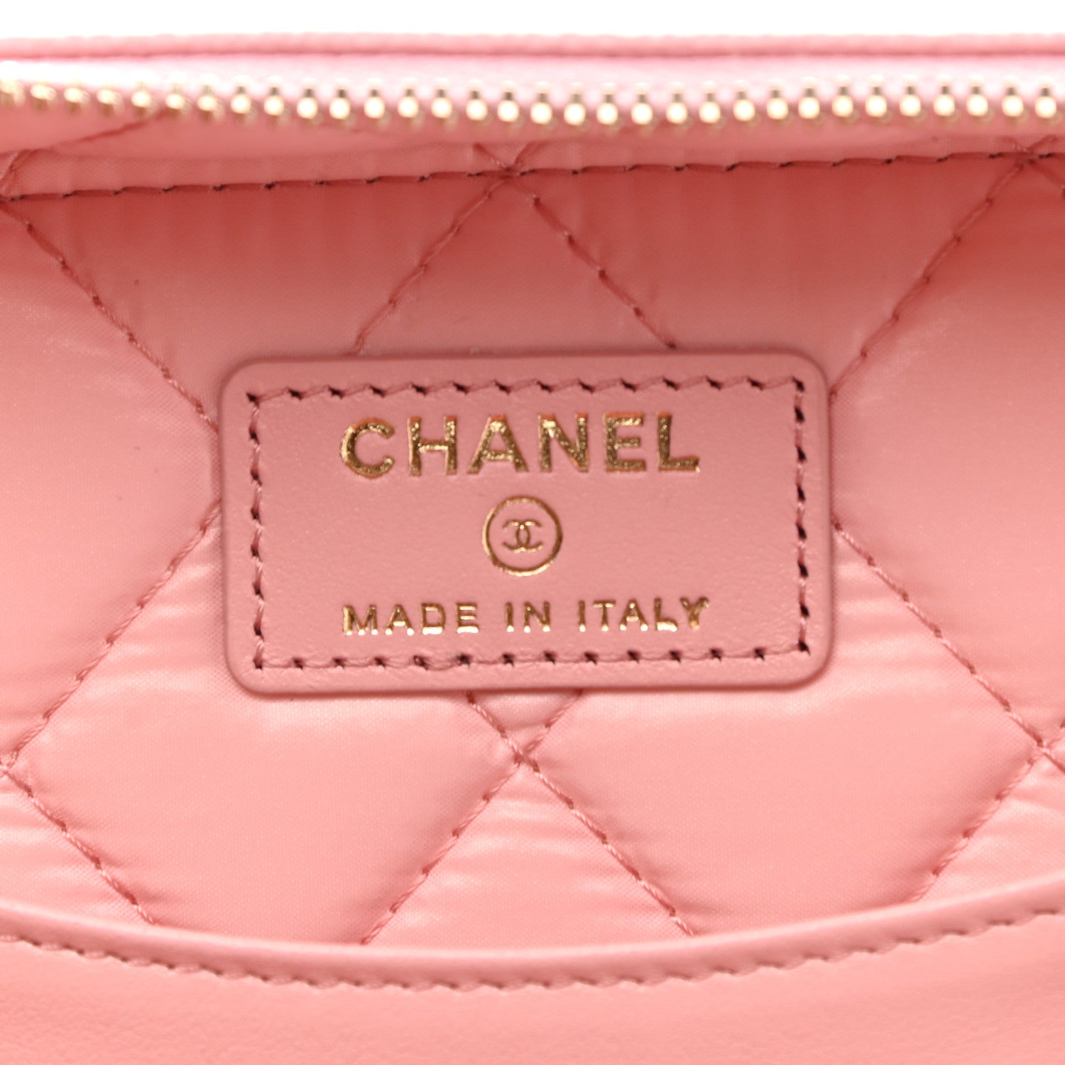 Chanel Caviar Quilted Large Vanity Pouch Pink 6 of 8