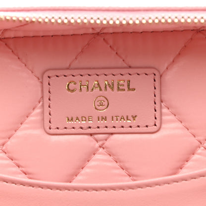 Chanel Caviar Quilted Large Vanity Pouch Pink 6 of 8