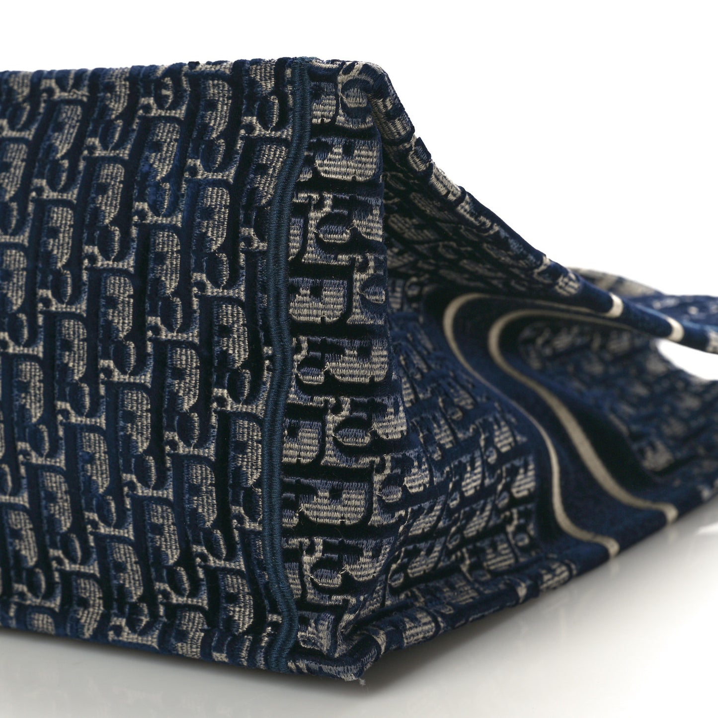 Oblique Large Book Tote Blue Multicolor
