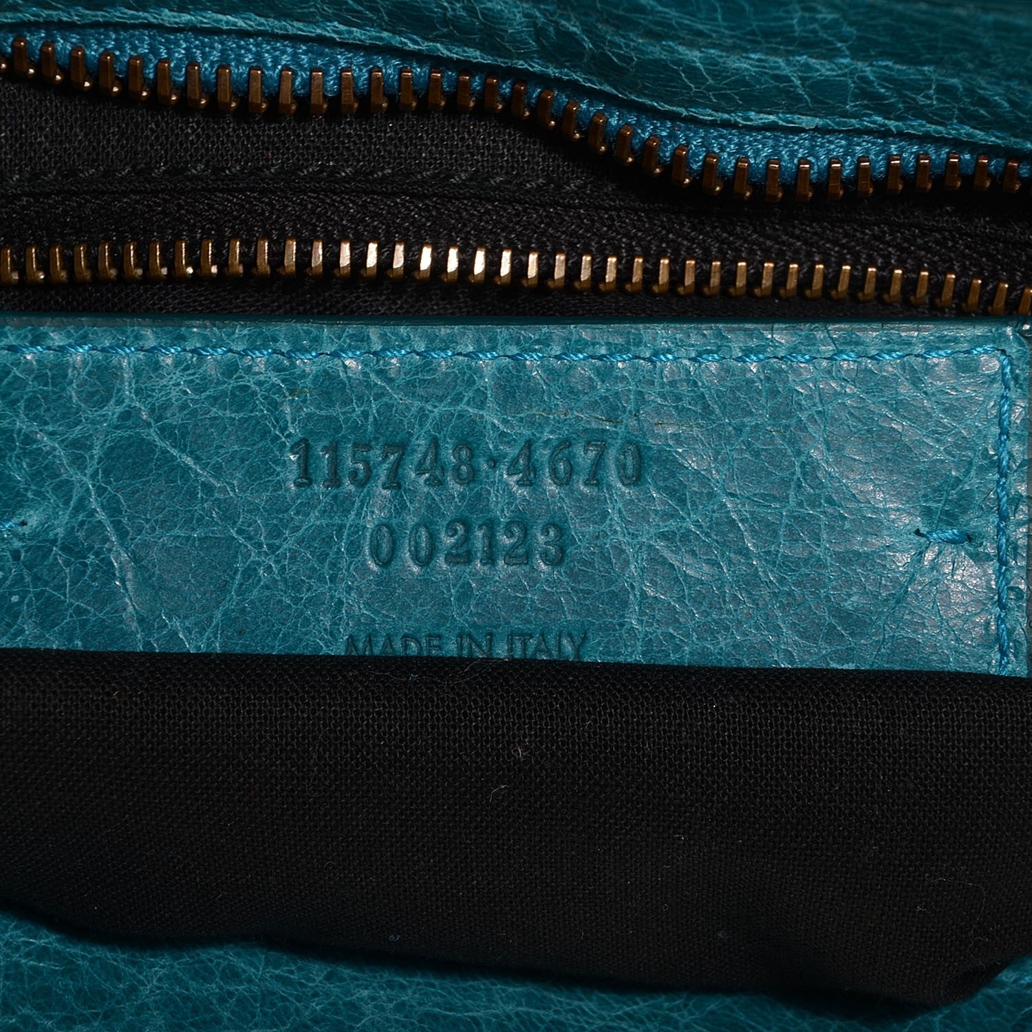 Balenciaga Agneau Classic Hardware City Bleu Paon 8 of 12