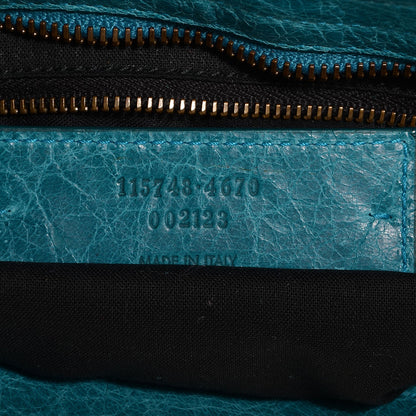 Balenciaga Agneau Classic Hardware City Bleu Paon 8 of 12