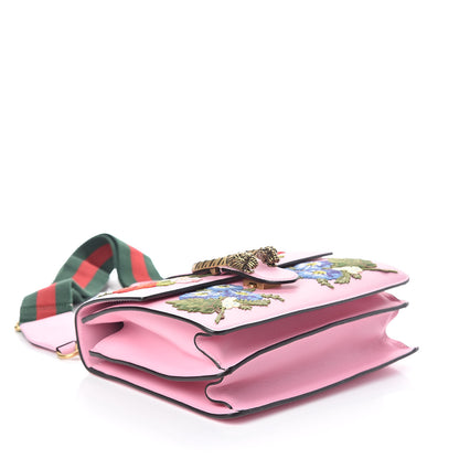 Gucci Calfskin Bamboo Web Embroidered Medium Dionysus Top Handle Bag Pink 4 of 9