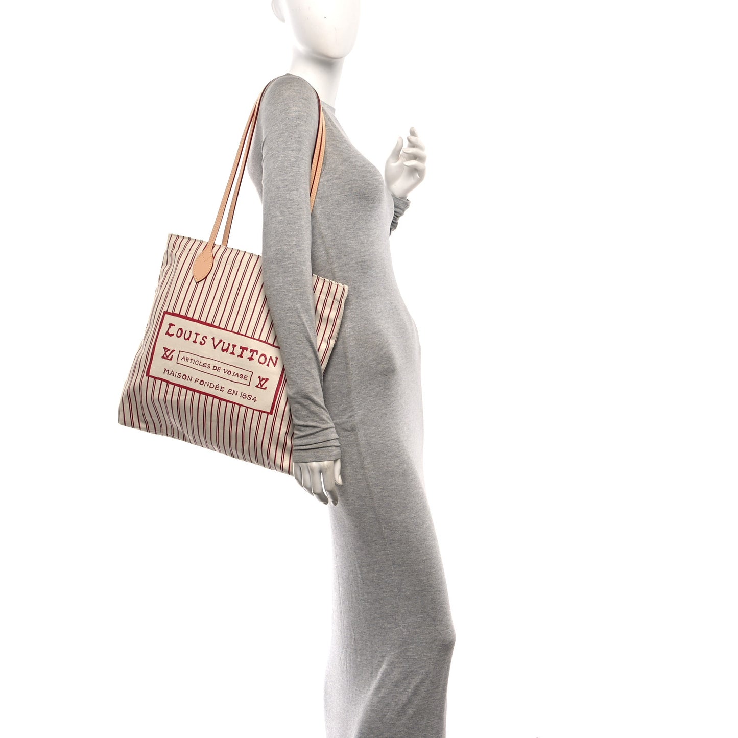 Cotton Canvas Grace Coddington Carry It Beige Plum