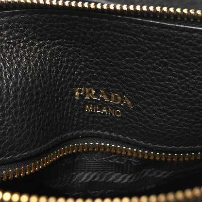 Prada Vitello Phenix Bauletto Black 6 of 9