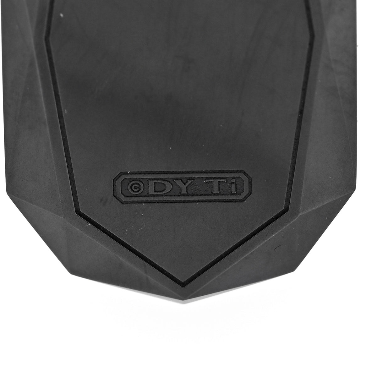 Titanium Faceted Amulet Pendant Black
