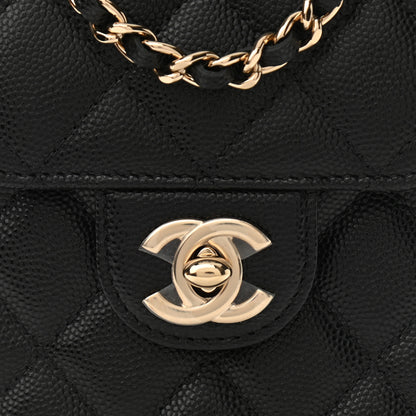 Chanel Caviar Quilted Classic Phone Holder Black 9 of 12