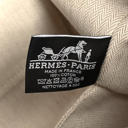 Hermes Canvas Small Bride-A-Brac Pouch Orange Burgundy 6 of 8