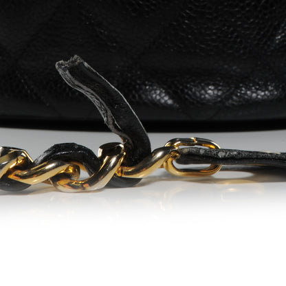 Chanel Caviar Drawstring Bucket Shoulder Bag Black 10 of 10