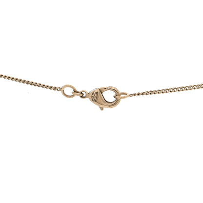 Chanel Baguette Crystal CC Necklace Light Gold 4 of 4