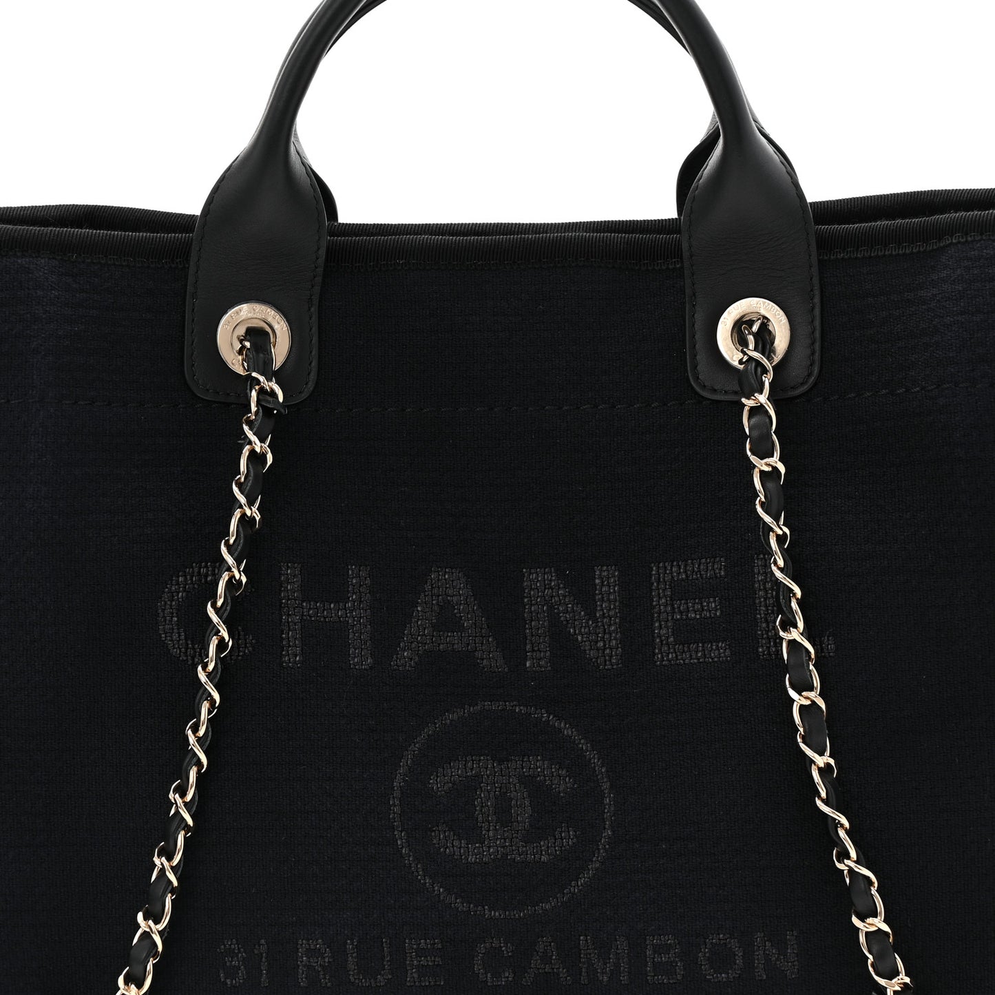 Mixed Fibers Small Deauville Tote Dark Blue