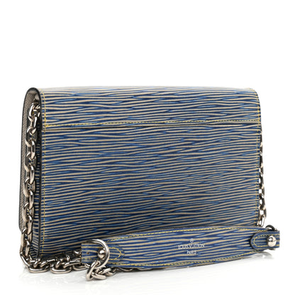 Louis Vuitton Epi Twist Chain Wallet Denim Light 3 of 11