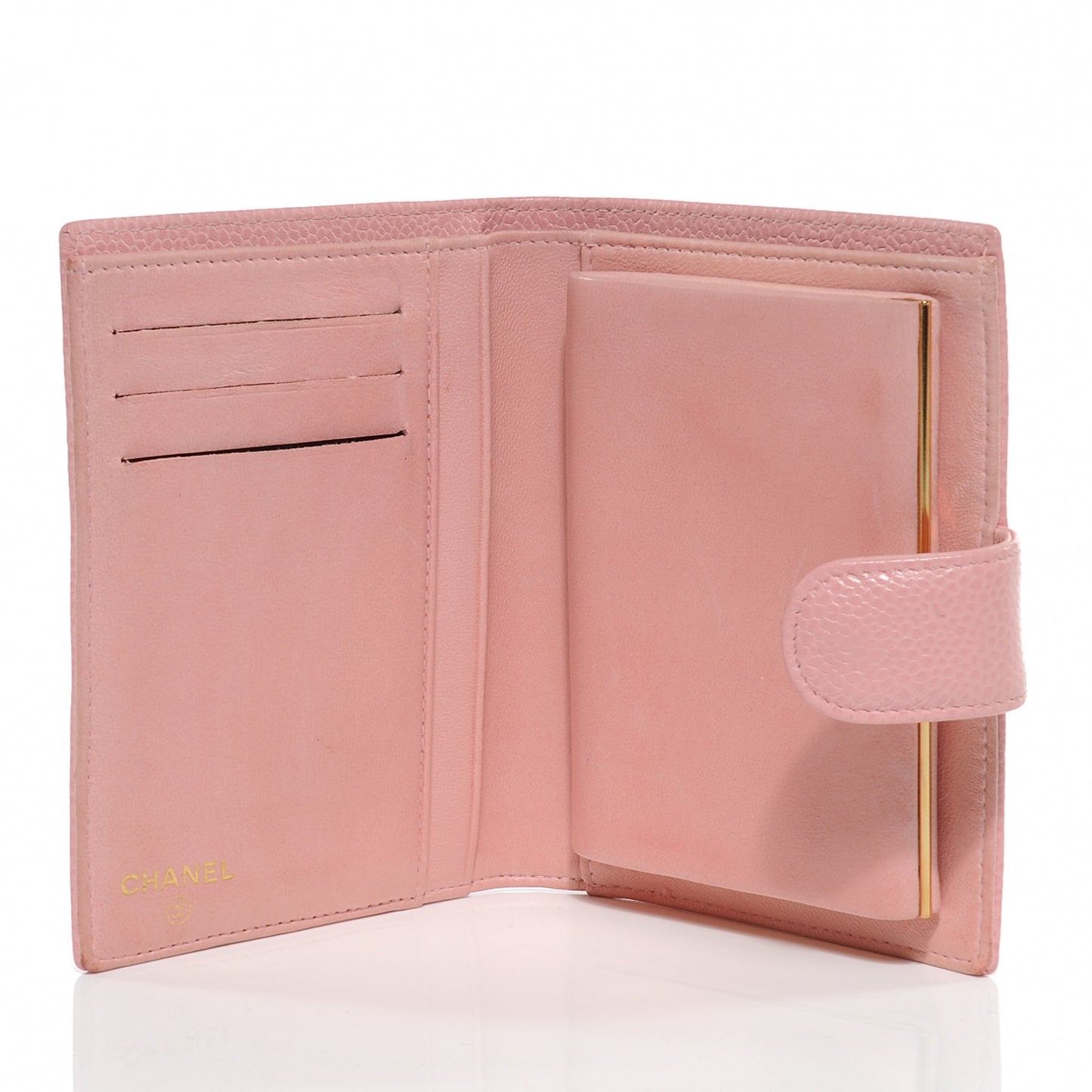 Caviar CC French Wallet Pink
