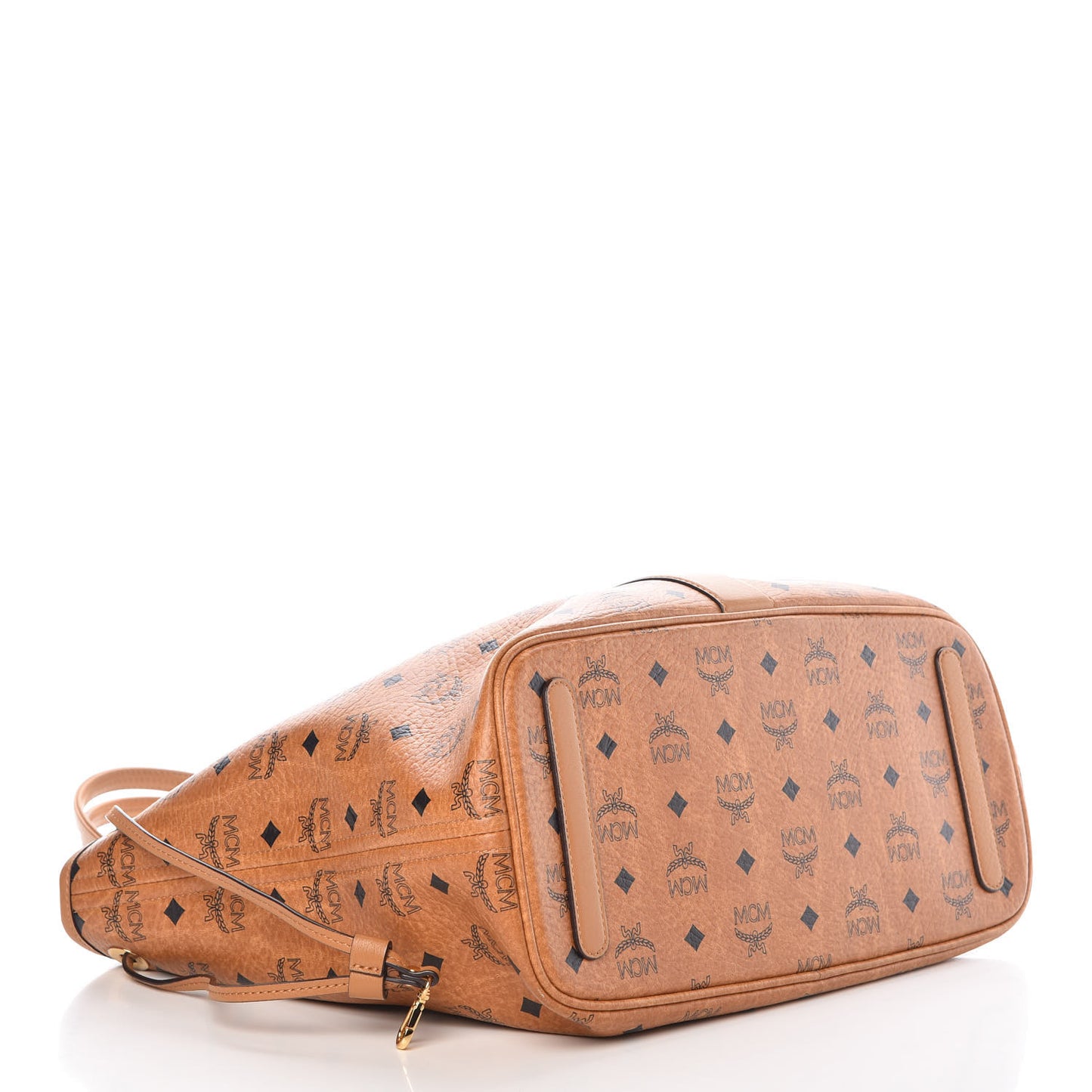 Visetos Medium Liz Reversible Shopper Tote Cognac