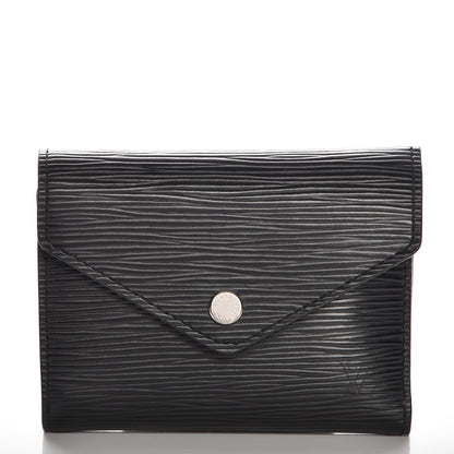 Louis Vuitton Epi Victorine Wallet Black 1 of 8