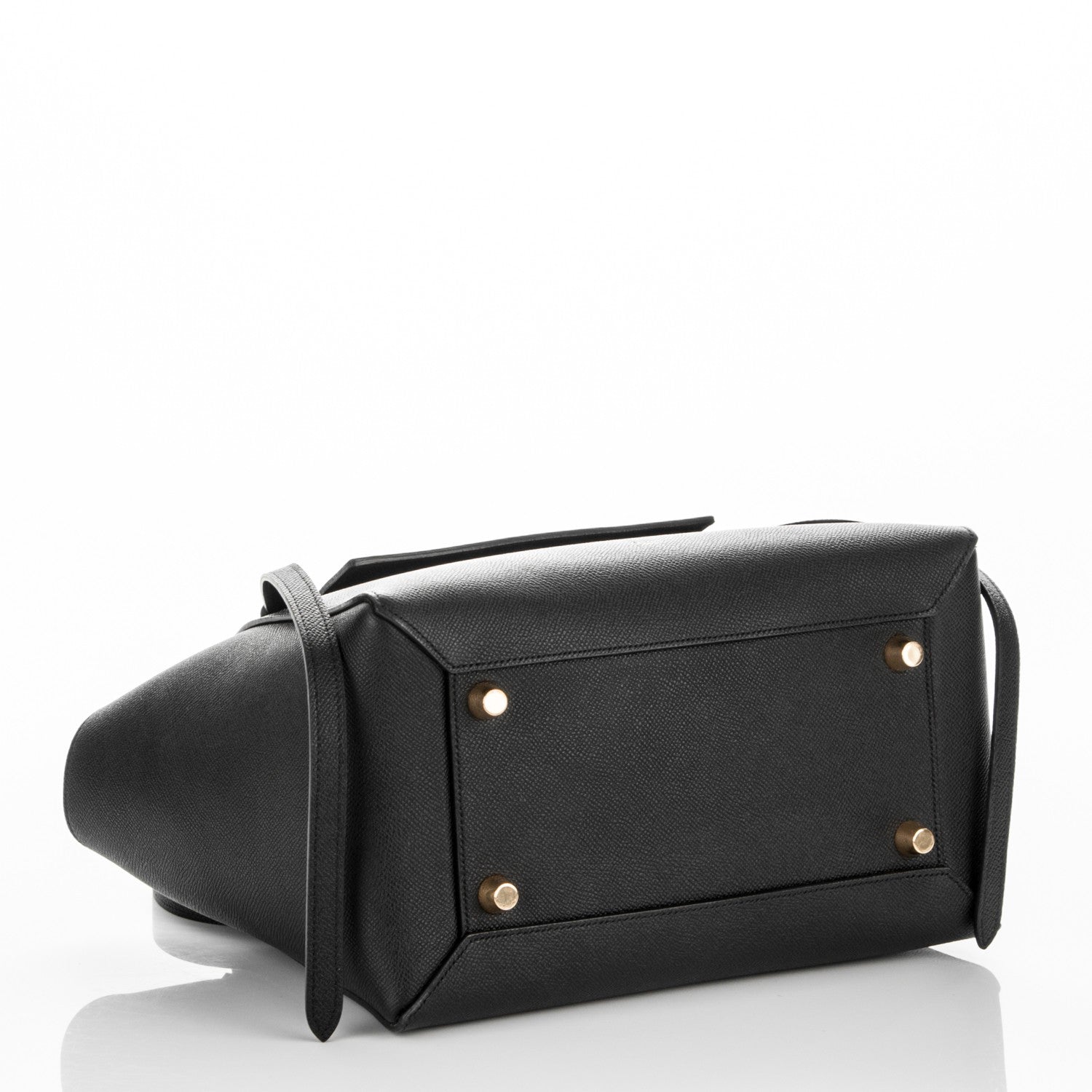 Celine Grained Calfskin Mini Belt Bag Black 4 of 5
