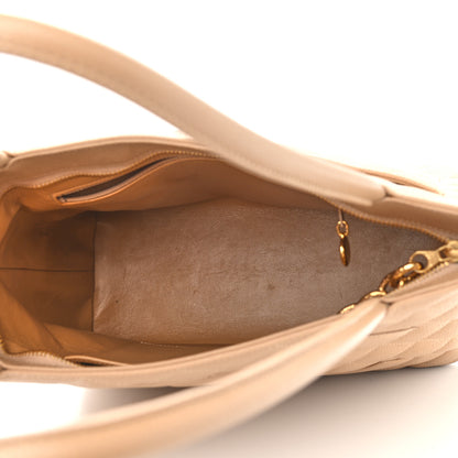 Chanel Caviar Quilted Medallion Tote Beige 5 of 12