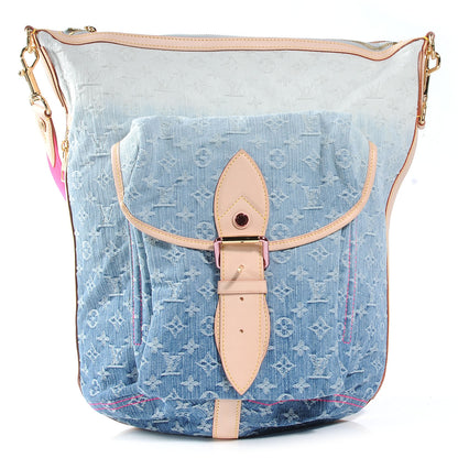 Louis Vuitton Denim Sunburst PM Messenger Blue 1 of 7