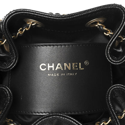 Chanel Caviar Quilted Mini Chanel 25 Handbag Black 20 of 28