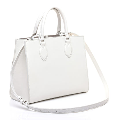 Louis Vuitton Soft Calfskin Lockme Tote PM White 3 of 10