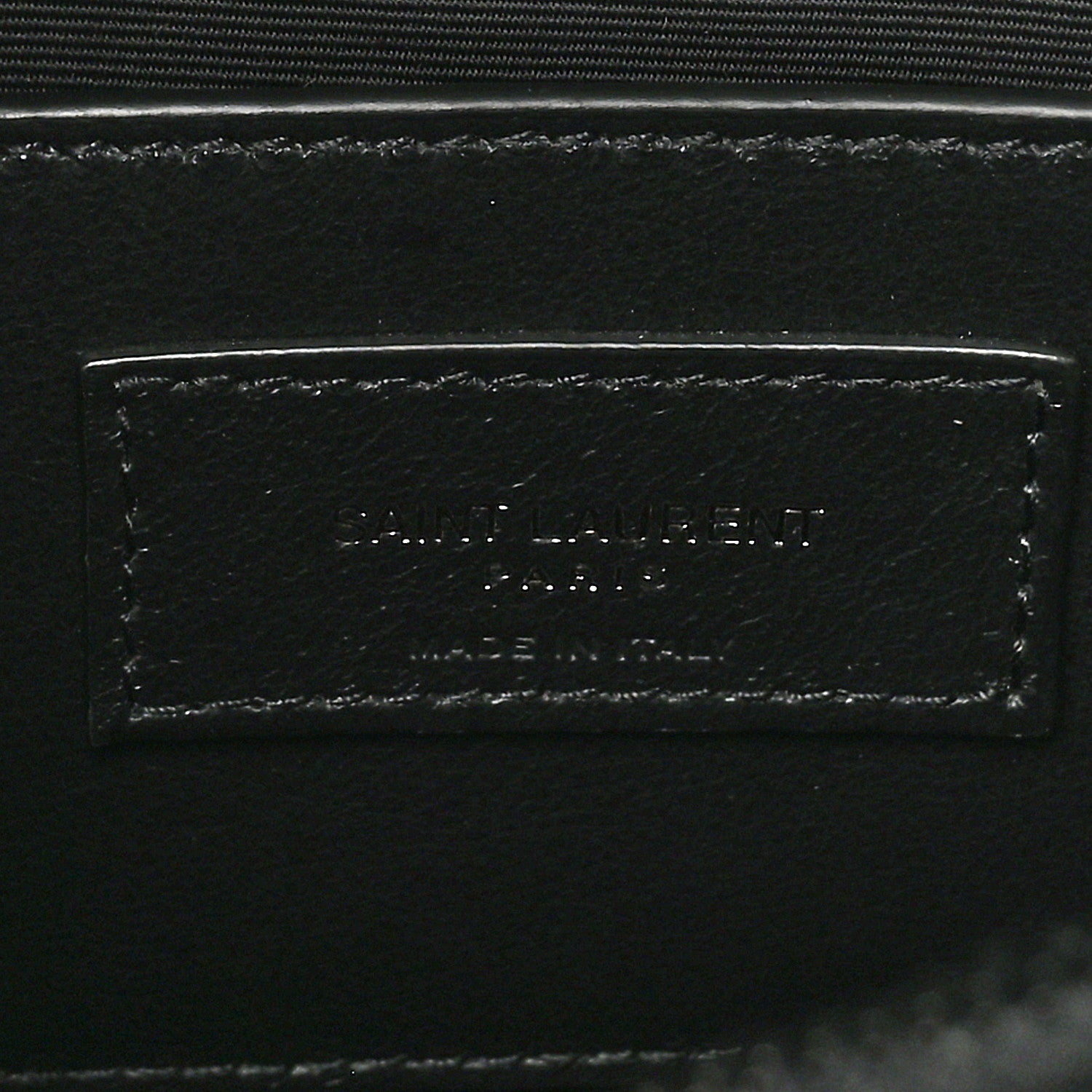 Saint Laurent Sheepskin Matelasse Chevron Monogram Monochrome Medium College Bag Black 6 of 10