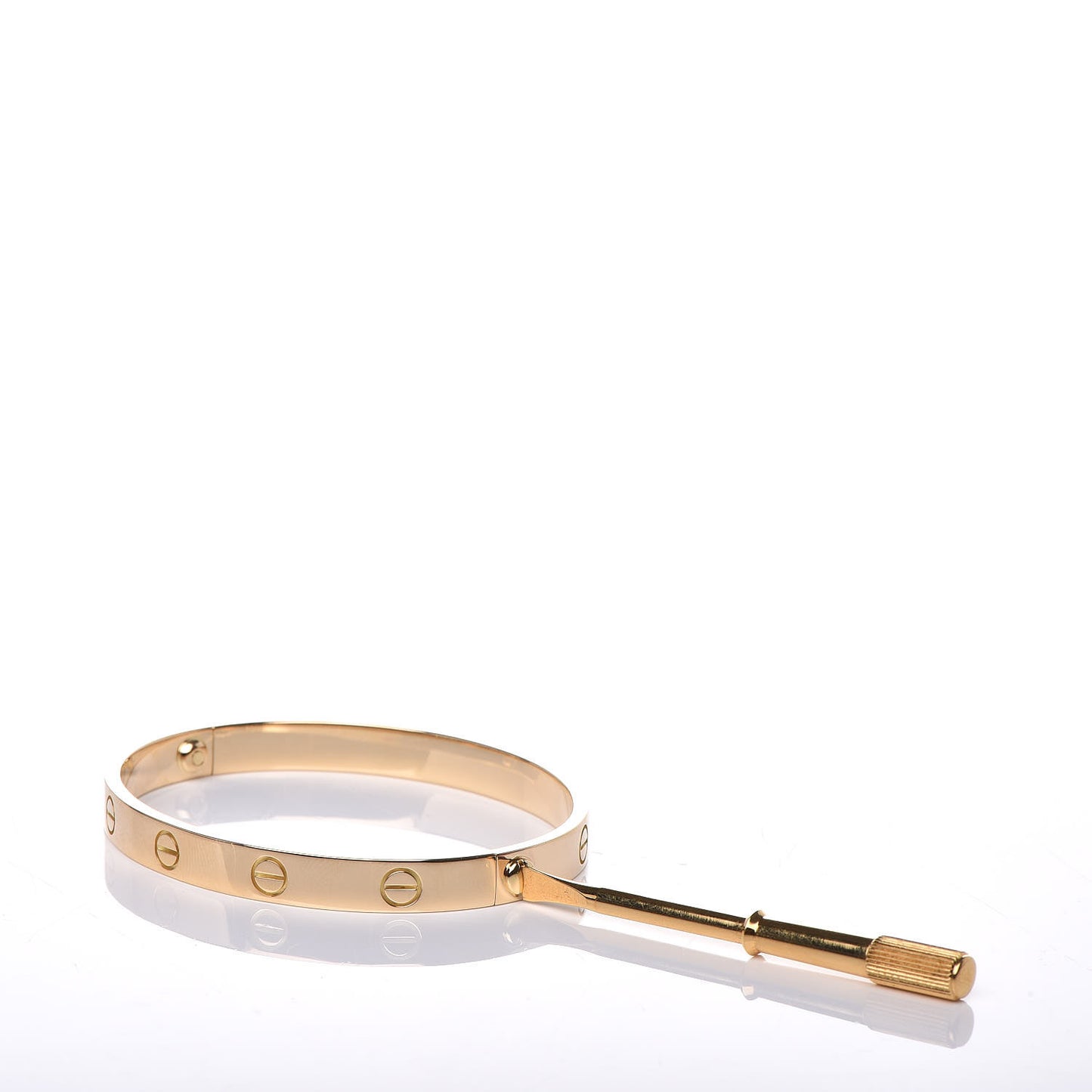 18K Yellow Gold LOVE Bracelet 17