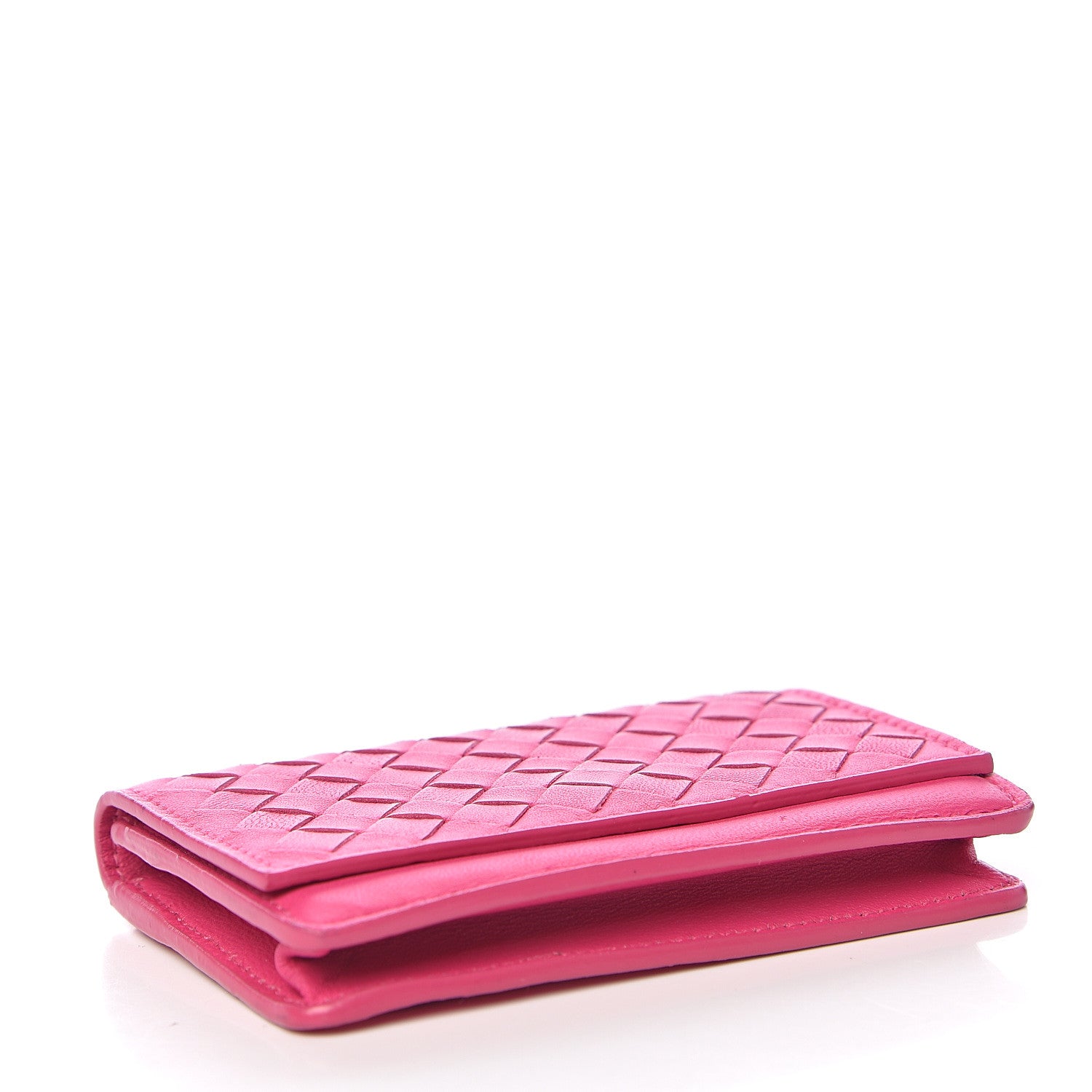 Bottega Veneta Nappa Intrecciato Card Holder Rosa Shock 4 of 7