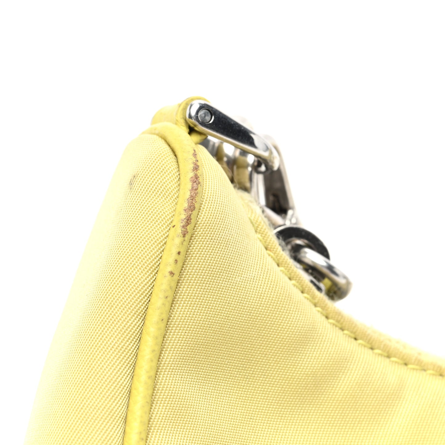 Tessuto Nylon Saffiano Mini Re-Edition 2000 Shoulder Bag Ananas