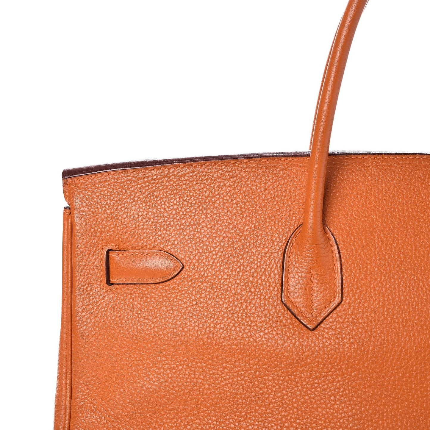 Taurillon Clemence Birkin 40 Orange