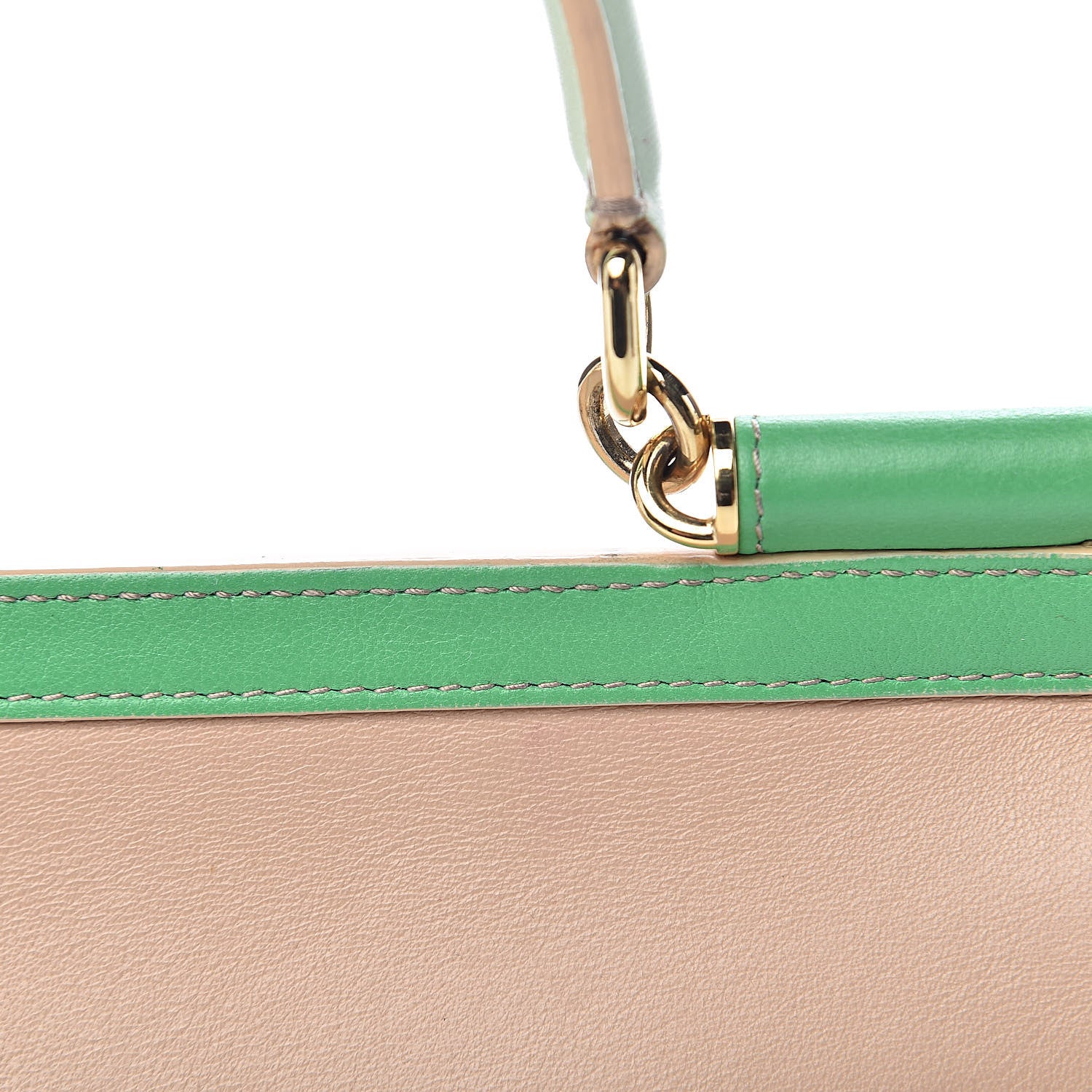 Dolce & Gabbana Dauphine Mini Miss Sicily Satchel Pink Green 17 of 21