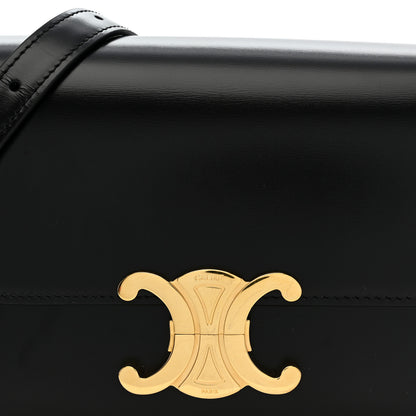 Celine Shiny Calfskin Teen Triomphe Black 8 of 11
