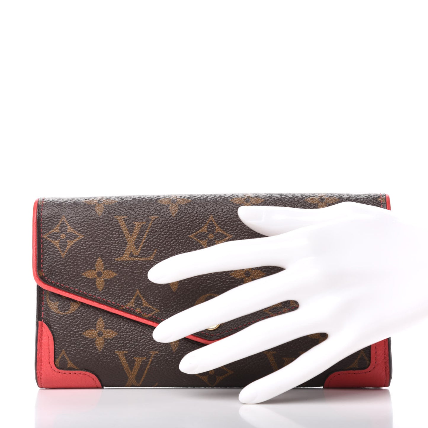 Monogram Sarah Retiro Wallet Cherry
