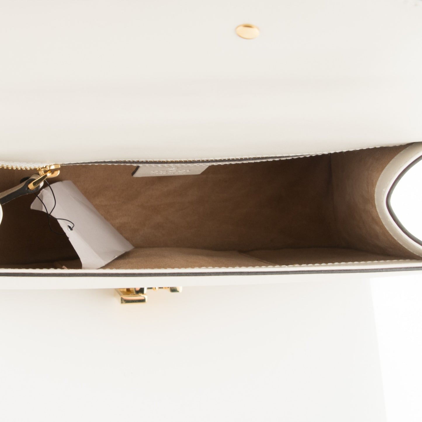 Calfskin Small Sylvie Shoulder Bag Off White