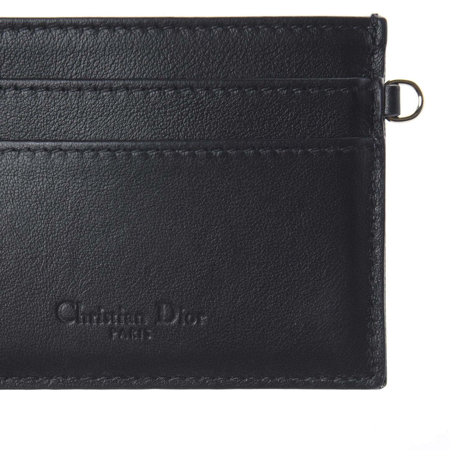 Calfskin Animals Card Holder Green